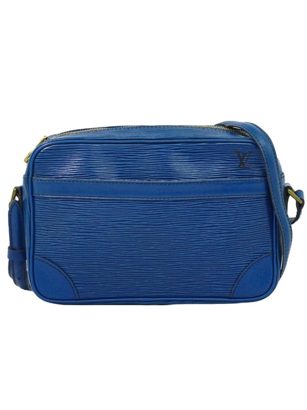 Louis Vuitton LV Trocadero 24 Epi Leather Shoulder Bag Pochette Toledo Blue